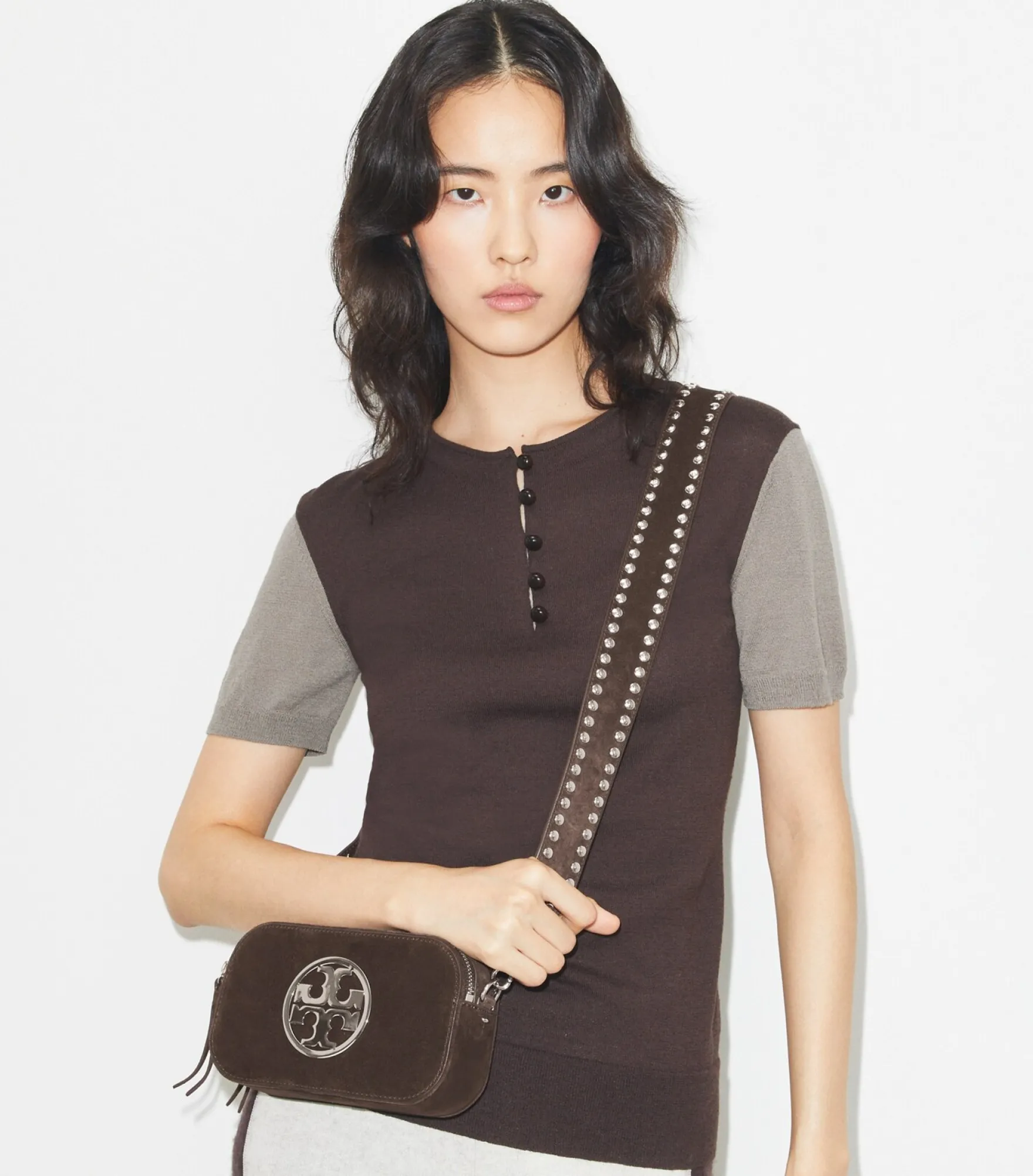 MINI MILLER CROSSBODY BAG AUS WILDLEDER