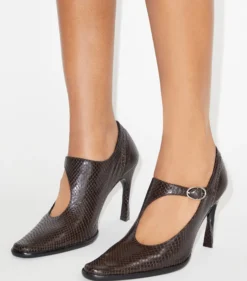 MONKSTRAP MIT ABSATZ UND TWIST-EFFEKT