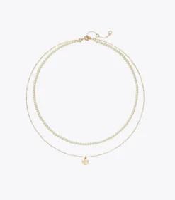 MOONDANCE LAYERED PEARL NECKLACE