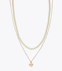 MOONDANCE LAYERED PEARL NECKLACE