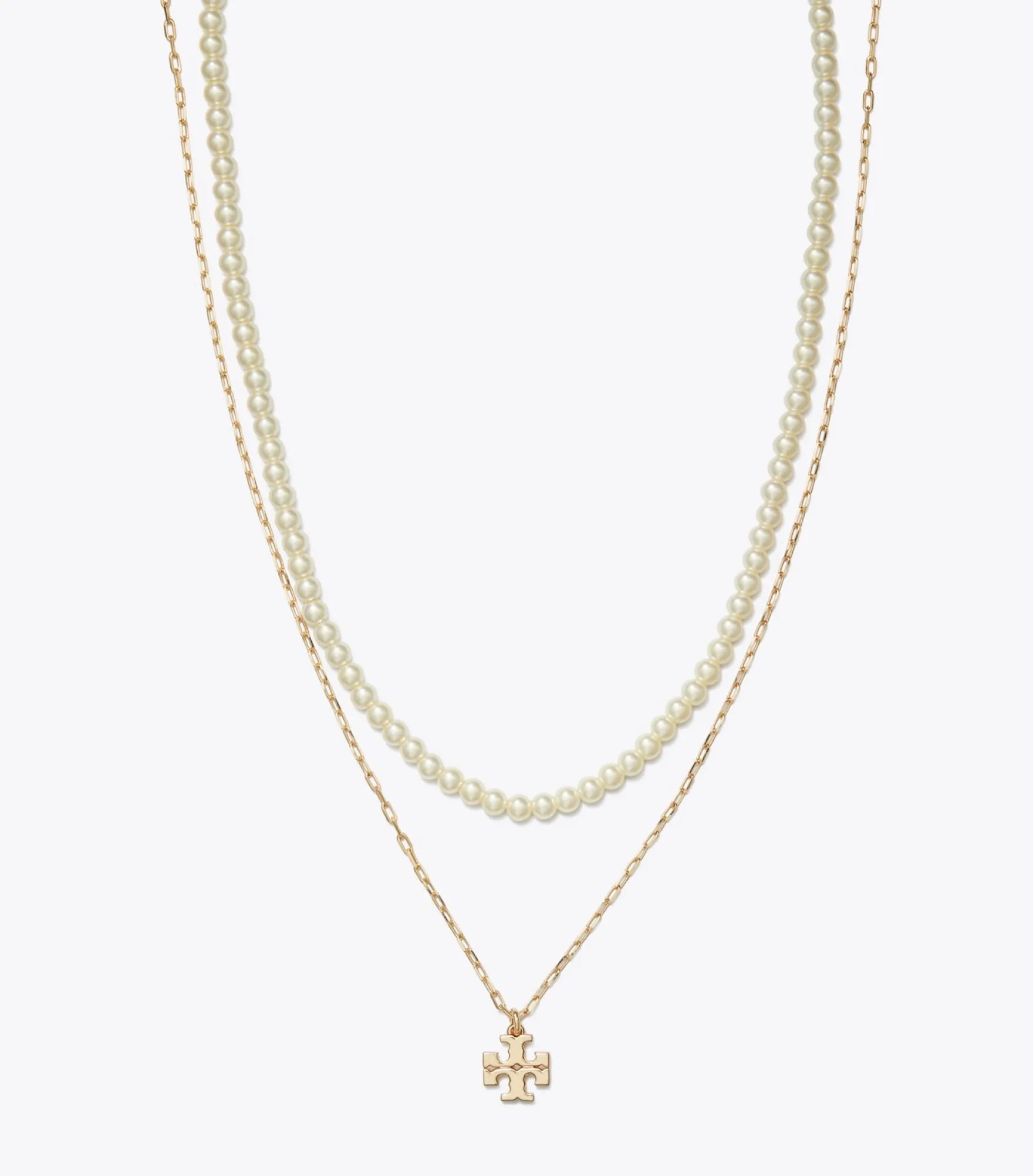 MOONDANCE LAYERED PEARL NECKLACE