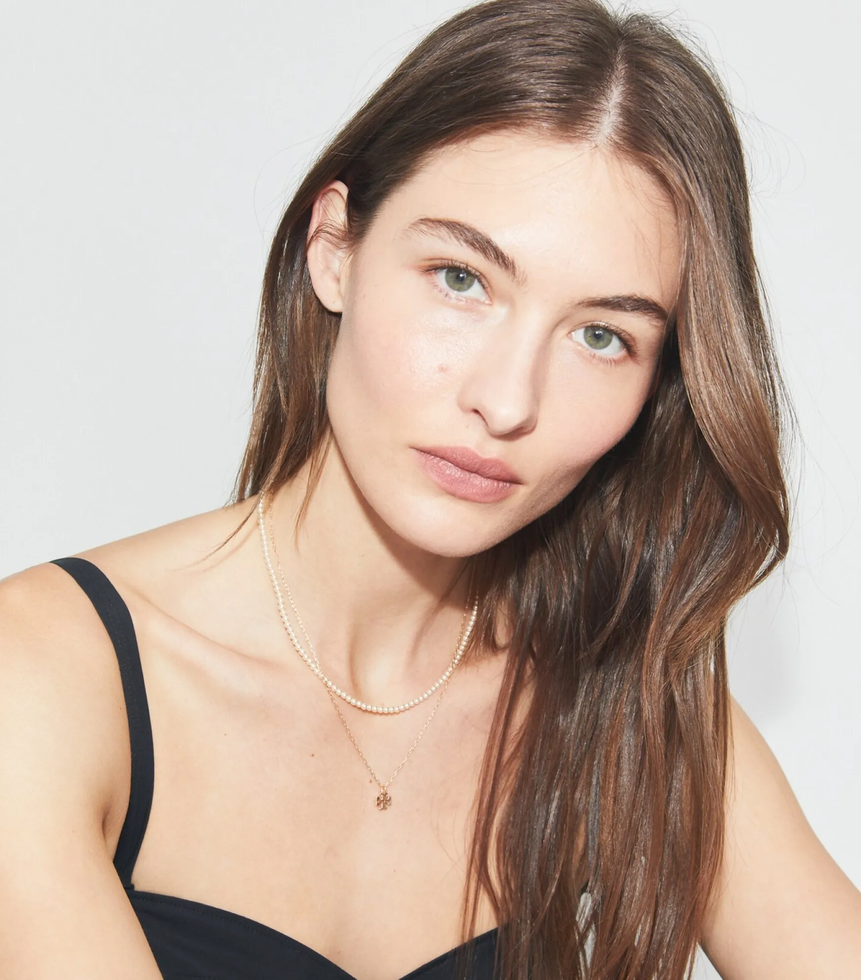 MOONDANCE LAYERED PEARL NECKLACE