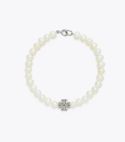 MOONDANCE PEARL AND PAVÉ BRACELET