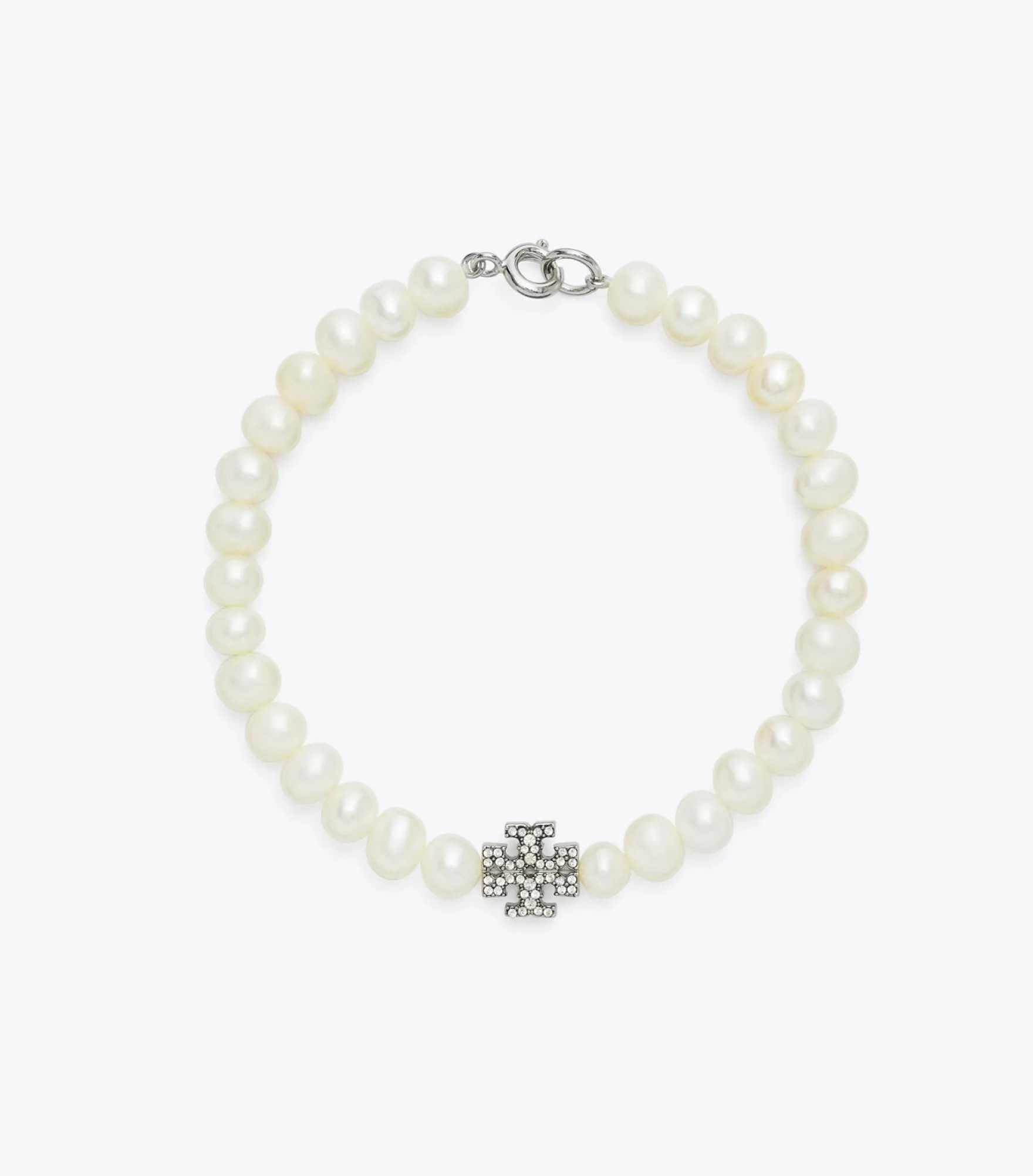 MOONDANCE PEARL AND PAVÉ BRACELET