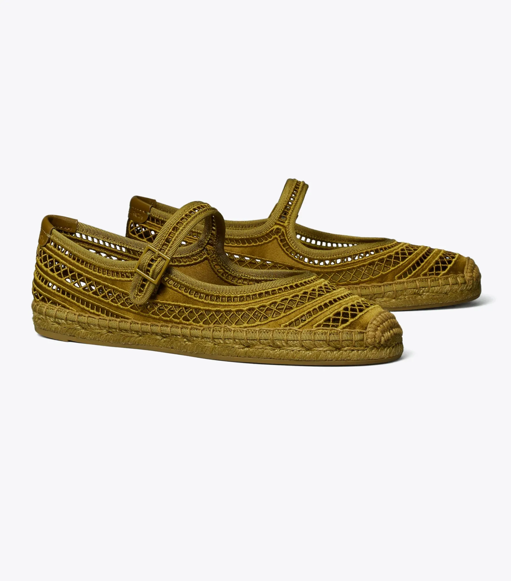 OPEN WEAVE MARY-JANE-ESPADRILLE