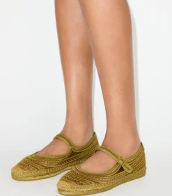 OPEN WEAVE MARY-JANE-ESPADRILLE