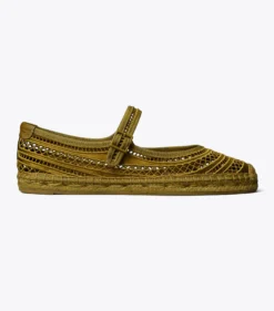 OPEN WEAVE MARY-JANE-ESPADRILLE