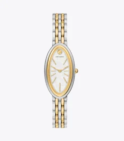 OVALE ARMBANDUHR IN LÄNGLICHER FORM