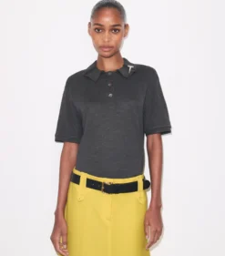 OVERSIZE-POLOSHIRT AUS SEIDE