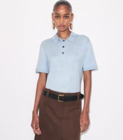 OVERSIZE-POLOSHIRT AUS SEIDE