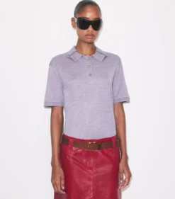 OVERSIZE-POLOSHIRT AUS SEIDE