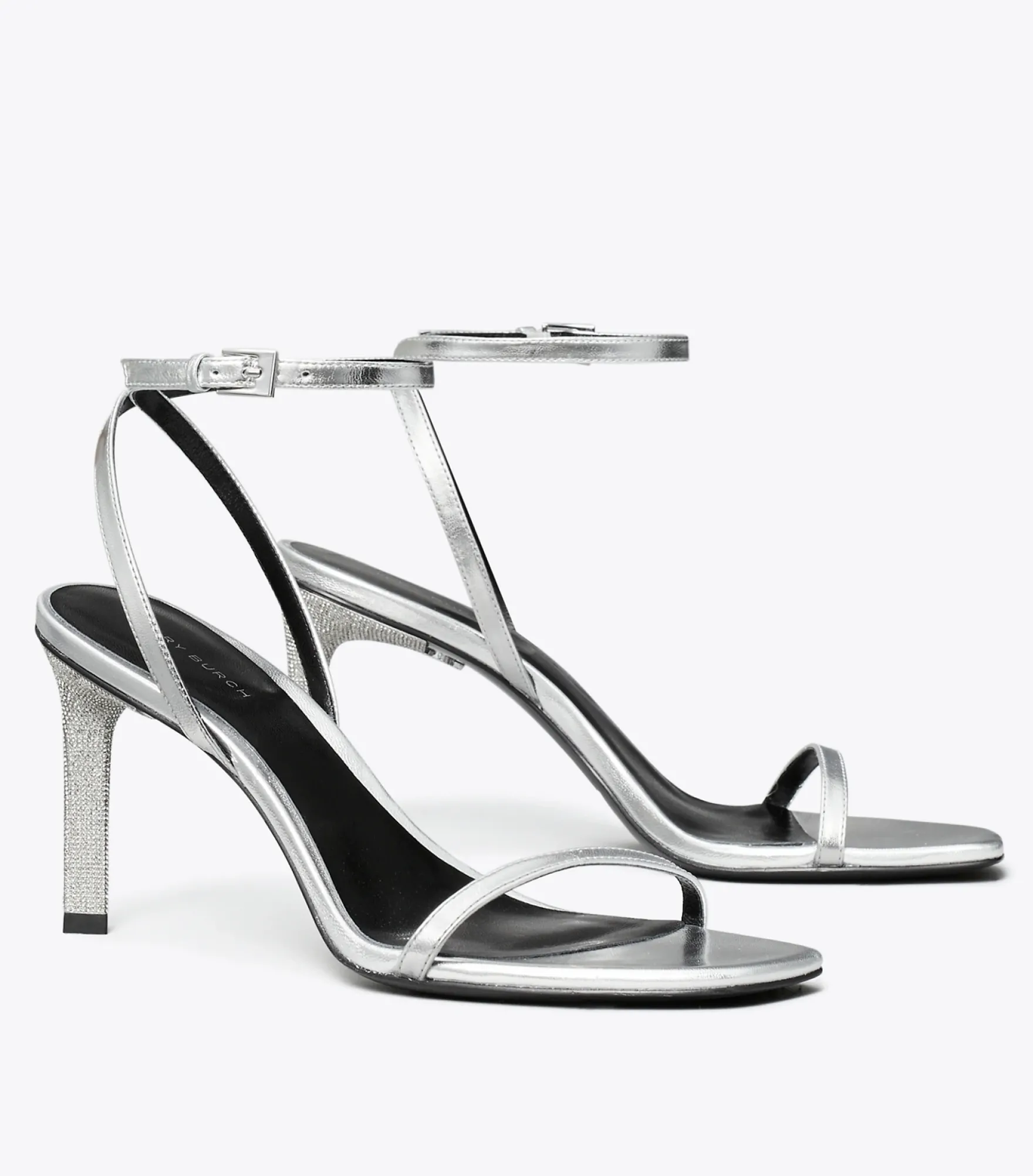PAVÉ HEELED SANDAL