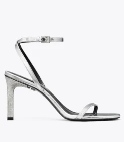 PAVÉ HEELED SANDAL