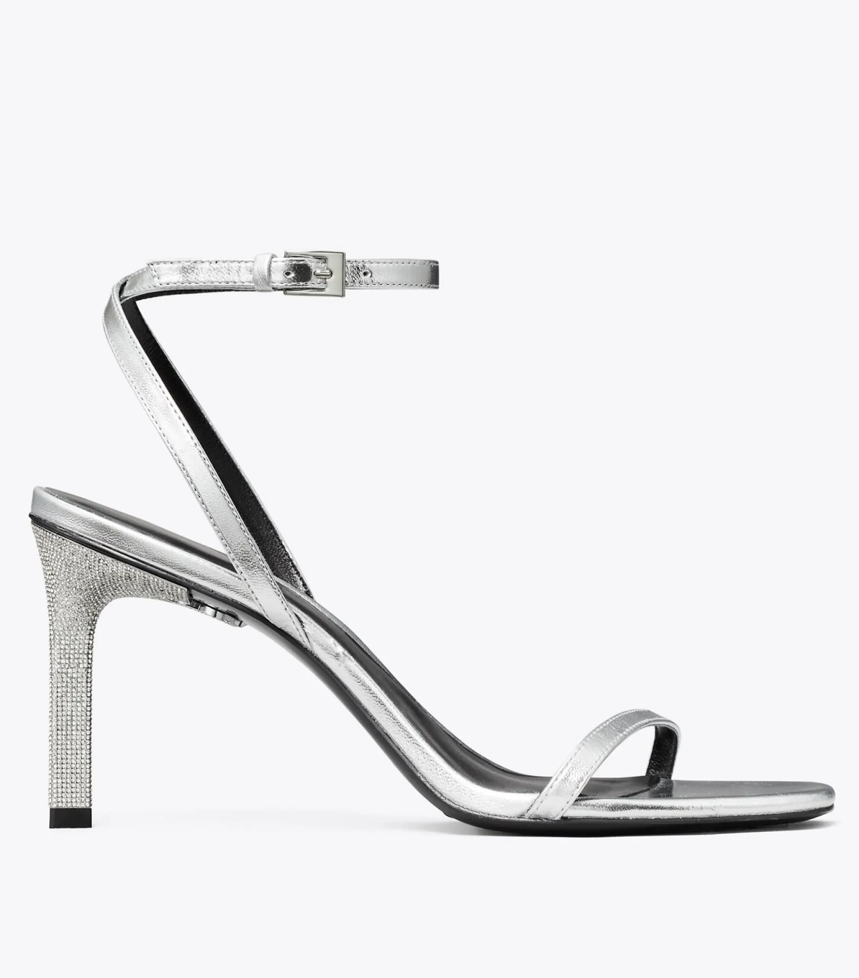 PAVÉ HEELED SANDAL
