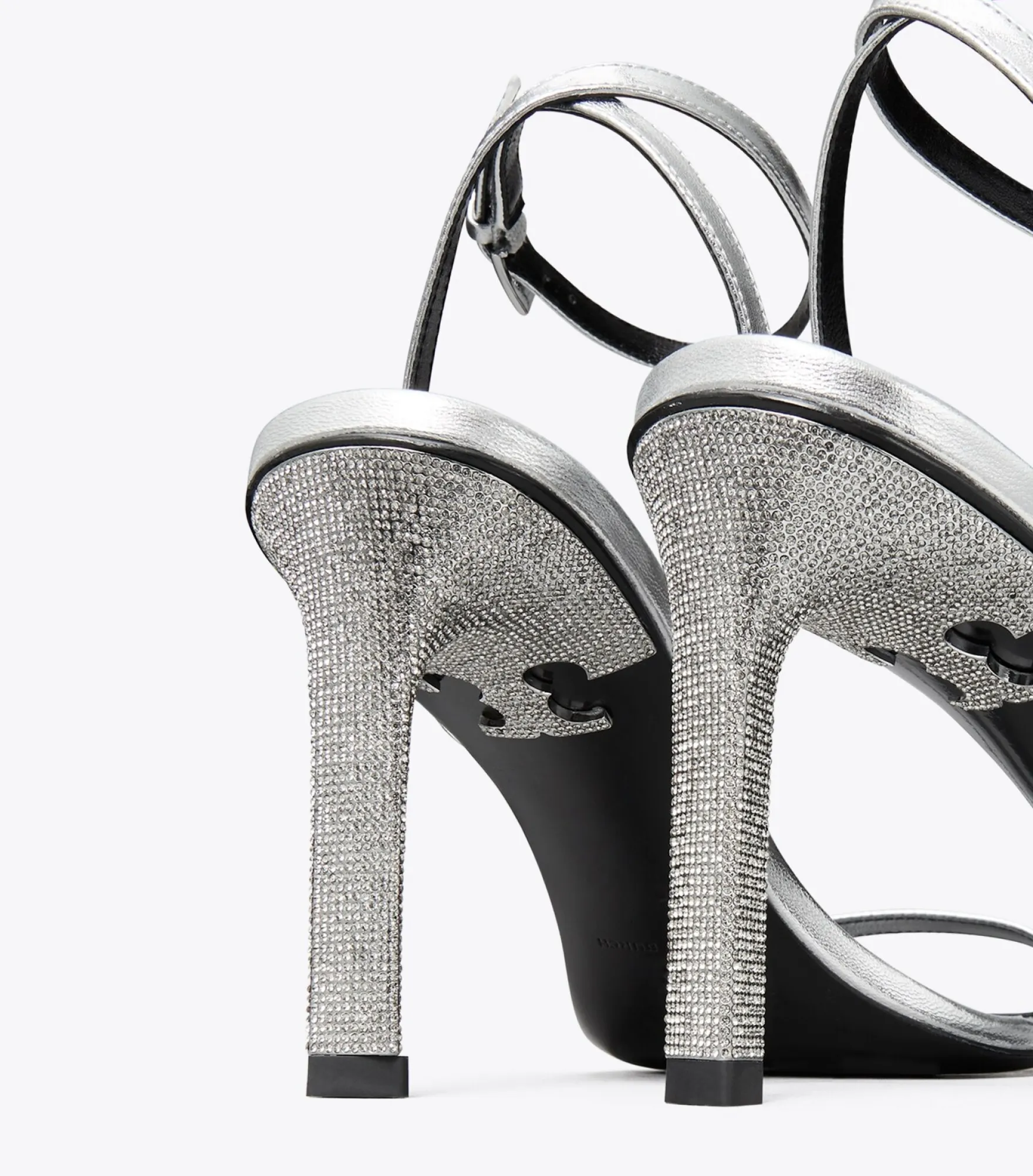 PAVÉ HEELED SANDAL