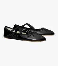 PEEP-TOE MARY JANE BALLET