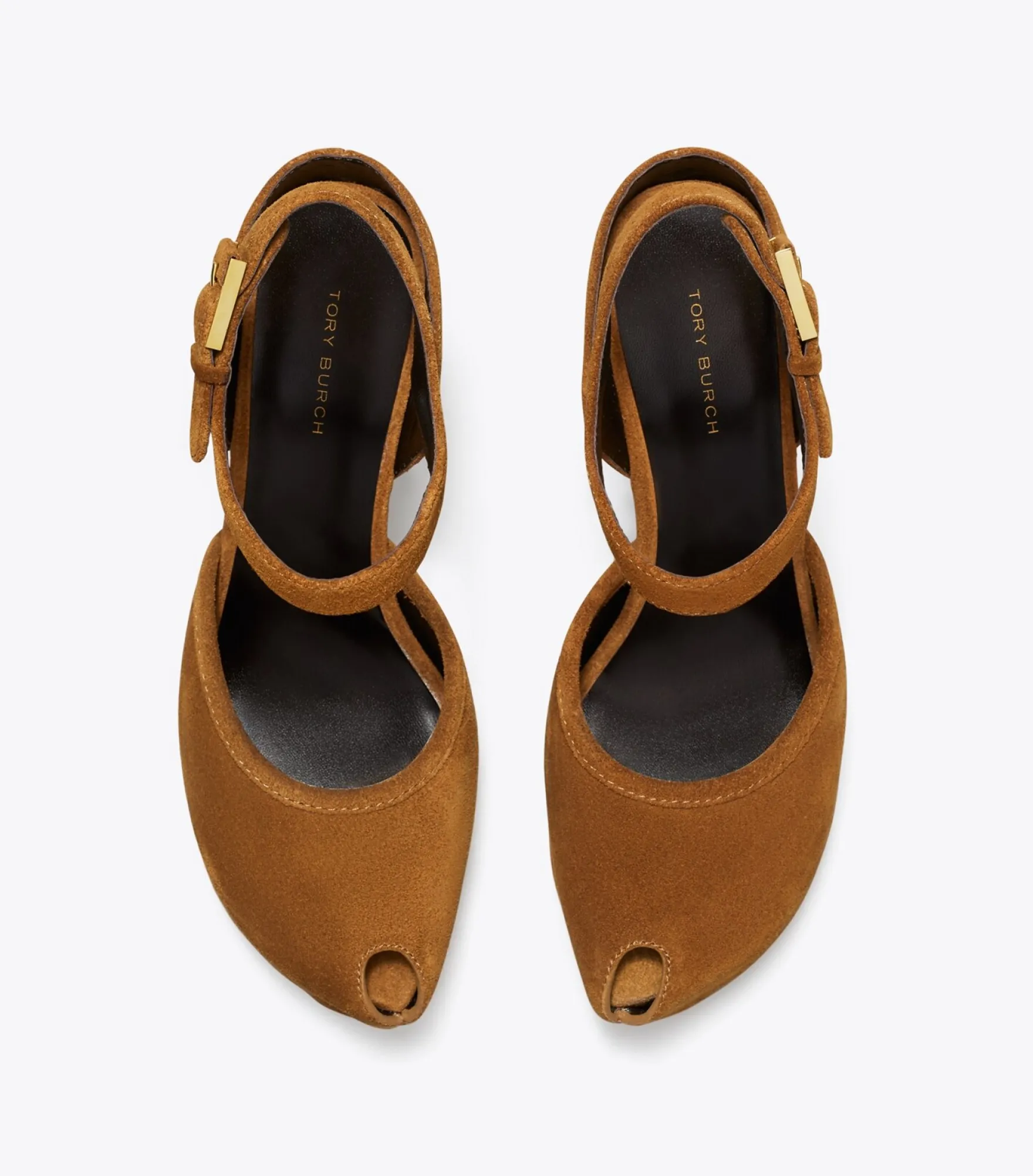PEEPTOE-SANDALE MIT PLATEAUSOHLE