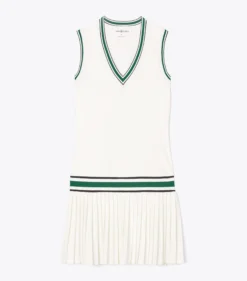 PERFORMANCE-TENNISKLEID MIT V-AUSSCHNITT