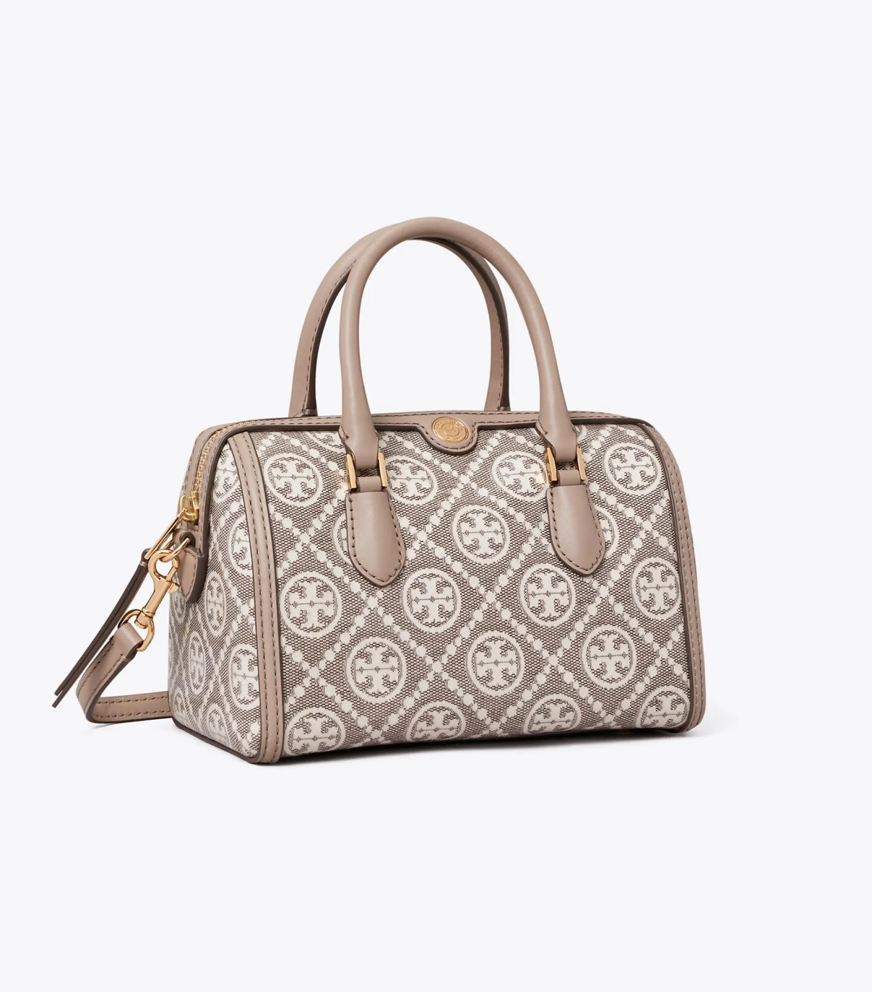 PETITE BARREL BAG AUS BESCHICHTETEM JACQUARD MIT T-MONOGRAMM