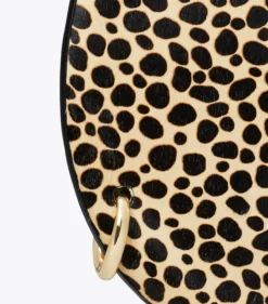 PIERCED CALF HAIR HANDBAG