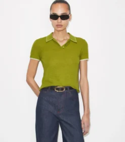 POLOSHIRT AUS WOLLE
