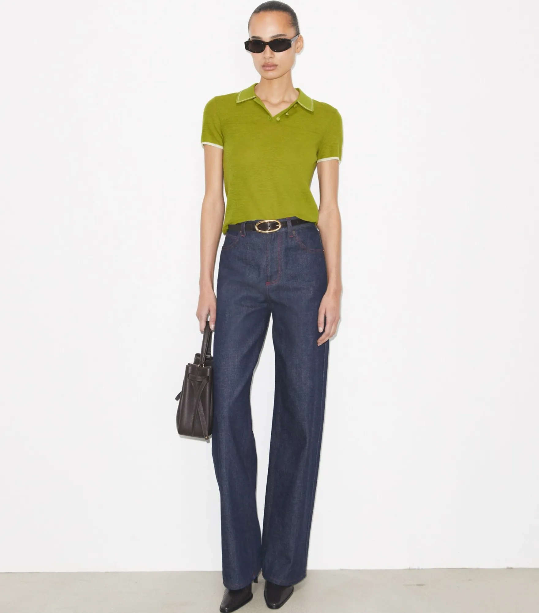 POLOSHIRT AUS WOLLE