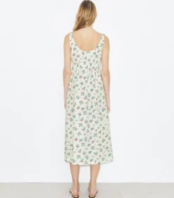 POPELINE-KLEID MIT BONDING