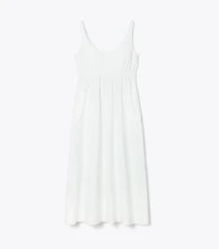 POPELINE-KLEID MIT BONDING