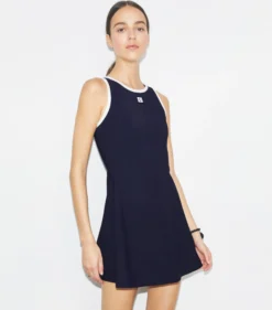 RACERBACK-TENNISKLEID AUS JERSEY
