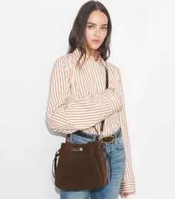 ROMY BUCKET BAG AUS WILDLEDER