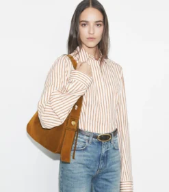 ROMY SCHULTERTASCHE AUS WILDLEDER