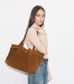 ROMY TOTE BAG AUS WILDLEDER