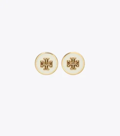 RUNDER ICON OHRSTECKER MIT EMAILLE