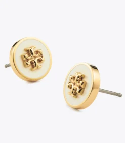 RUNDER ICON OHRSTECKER MIT EMAILLE