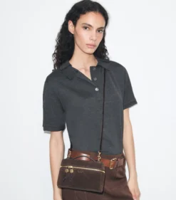 SCHLANKE ROMY HENKELTASCHE AUS WILDLEDER