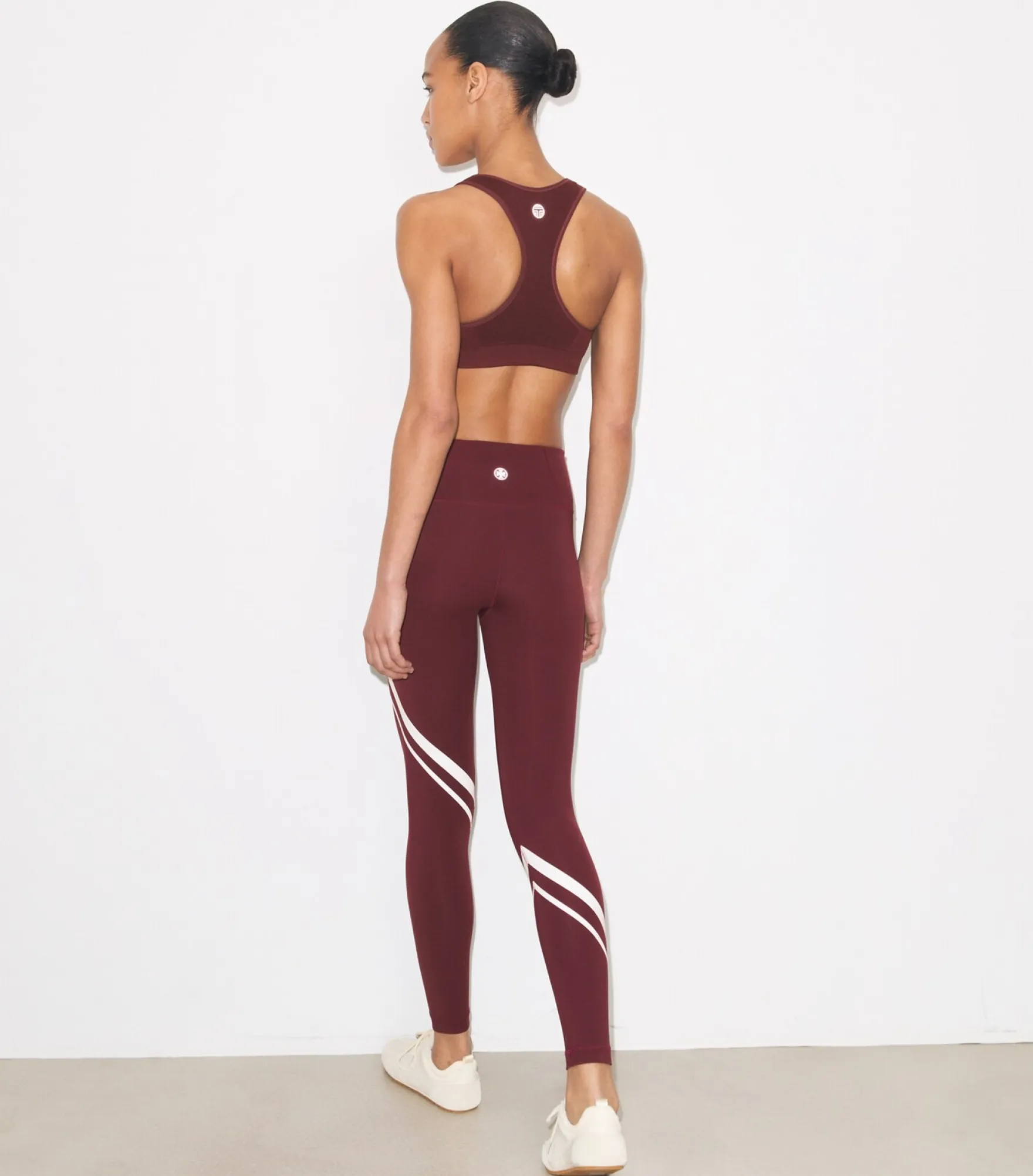 SCULPT LEGGINGS MIT DIAGONALEM CHEVRONMUSTER