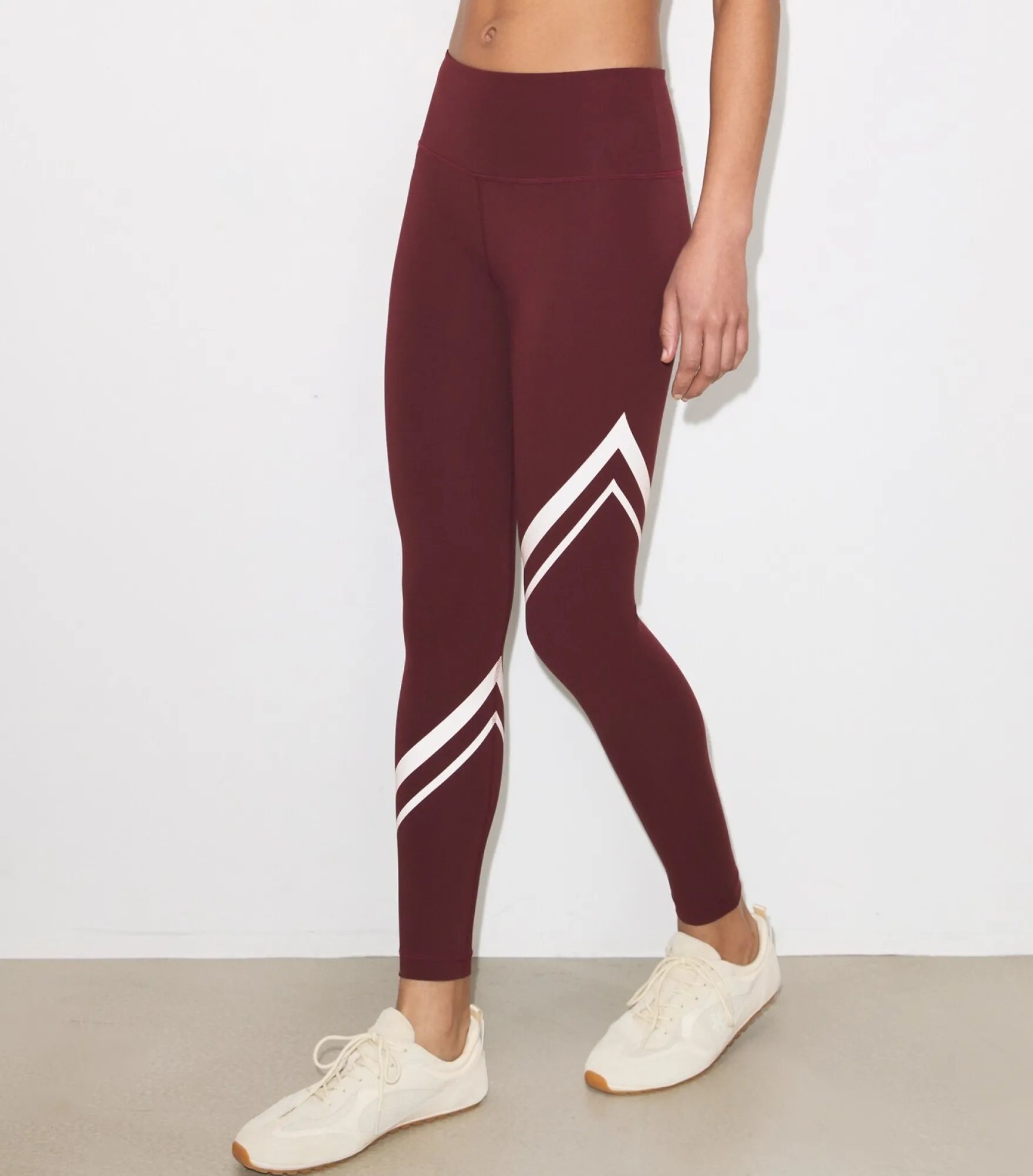 SCULPT LEGGINGS MIT DIAGONALEM CHEVRONMUSTER