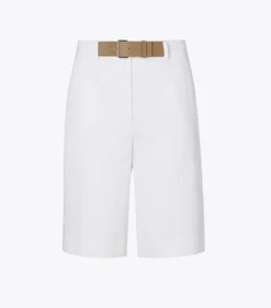 SHORTS AUS BAUMWOLLE MIT GÜRTEL