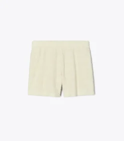 SHORTS AUS JACQUARD-FROTTEE MIT LOGO