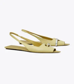 SLINGBACK-FLAT MIT PERFORIERTEM DETAIL
