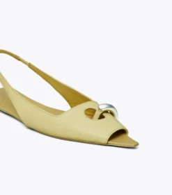 SLINGBACK-FLAT MIT PERFORIERTEM DETAIL