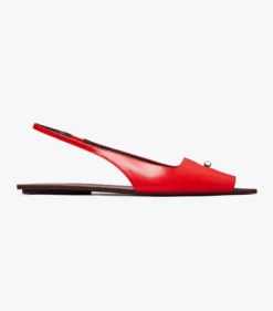 SLINGBACK-FLAT MIT PERFORIERTEM DETAIL