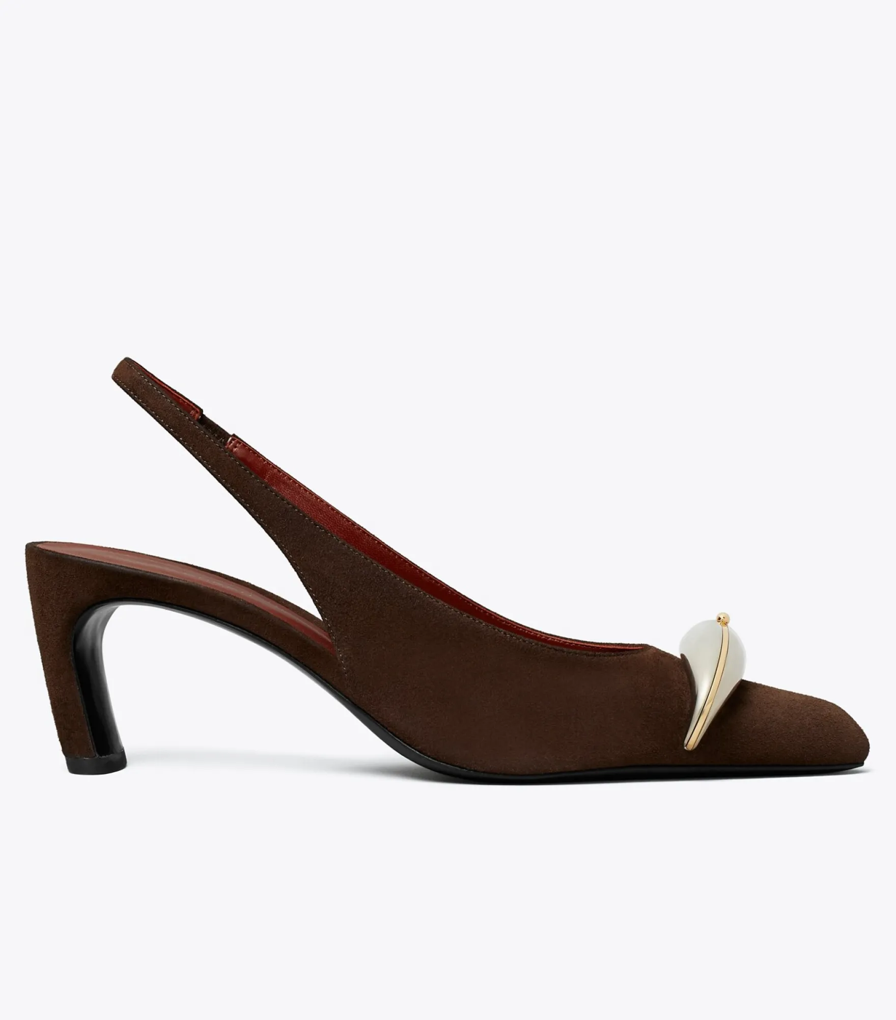 SLINGBACK MIT ABSATZ UND PIERCINGDETAIL