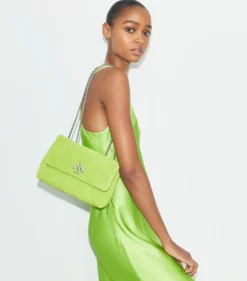 SMALL KIRA DIAMOND QUILT SUEDE SHOULDER BAG
