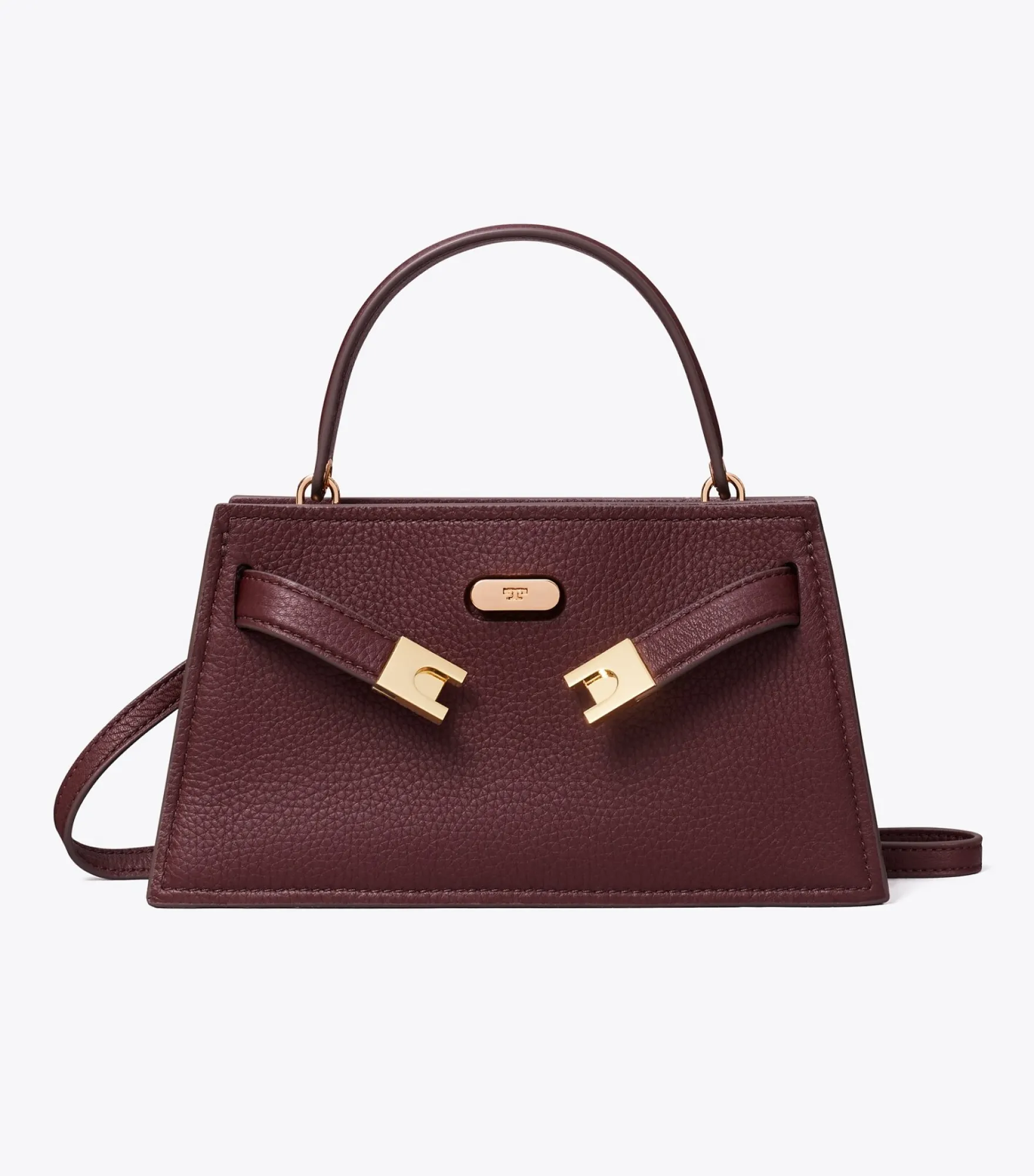 STRUKTURIERTE MINI LEE RADZIWILL TASCHE MIT TRAGEGRIFF OBEN