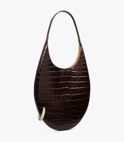 TASCHE MIT PIERCINGDETAIL UND KROKODILPRÄGUNG