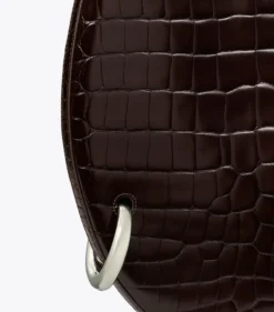 TASCHE MIT PIERCINGDETAIL UND KROKODILPRÄGUNG