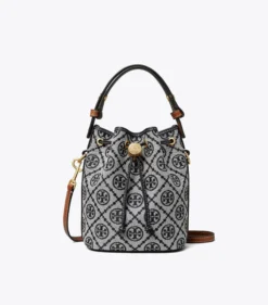 T MONOGRAM MINI BUCKET BAG