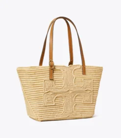 TORY BURCH X DOUM FOR WOMEN SMALL ELLA RAFFIA TOTE