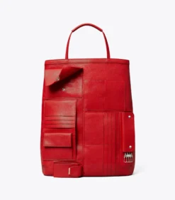 TOTE BAG MIT MEHREREN TASCHEN